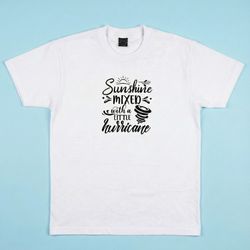 White T-shirt with Funny Phrase