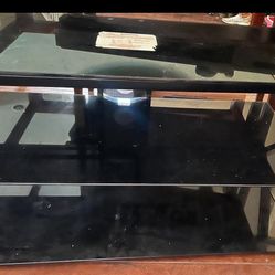 Glass TV stand 