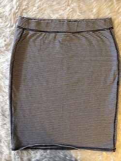 Navy blue and white skirt size s$2