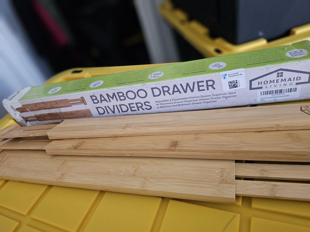Bamboo Drawer Dividers