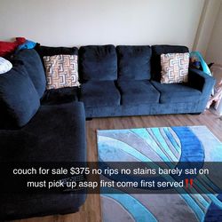lightly used couch for $375