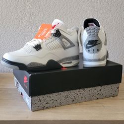 Air Jordan 4s White Cement Size 11.5 