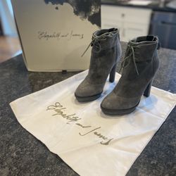 Suede Designer Boots 7.5