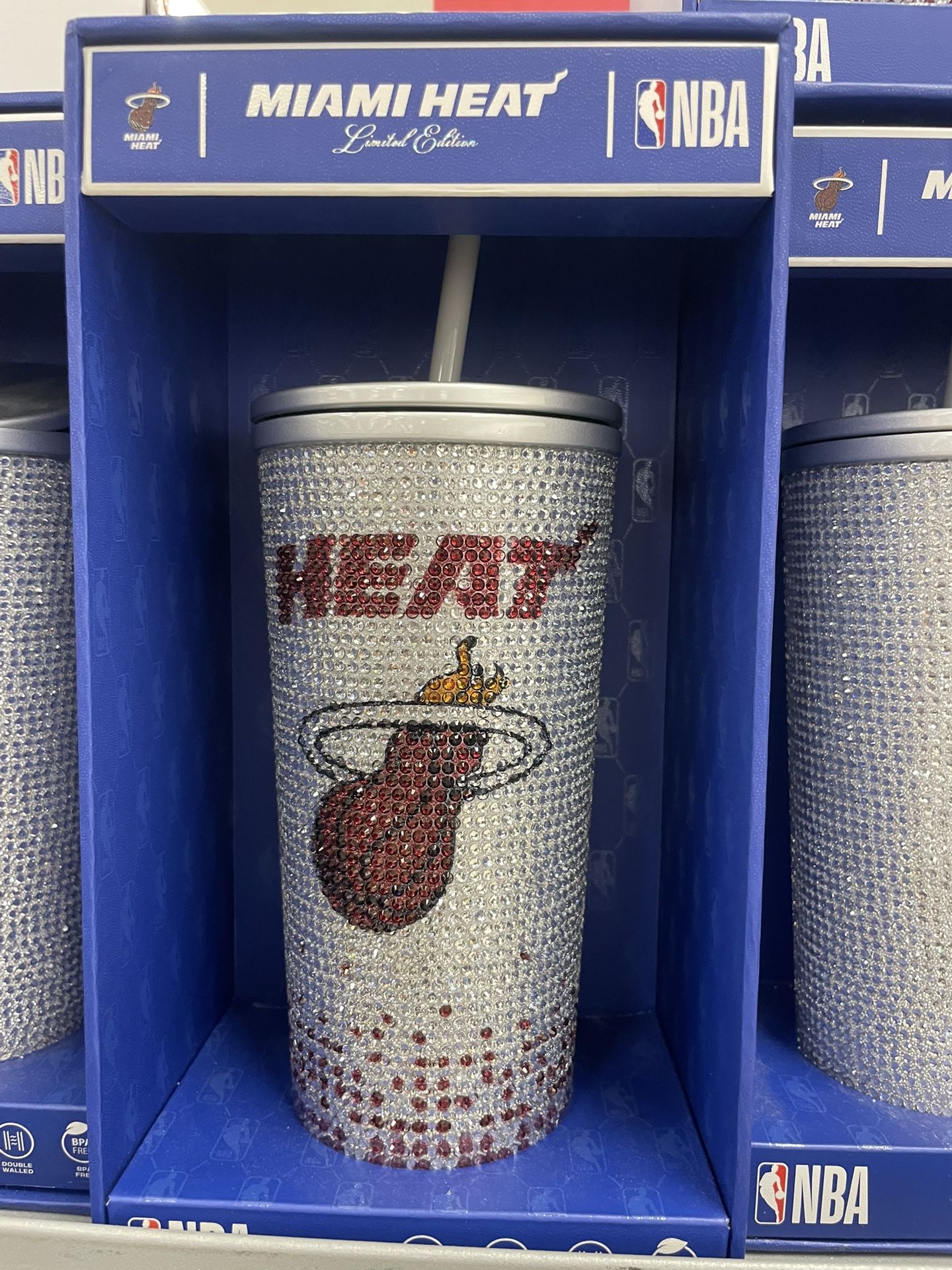 Miami Heat Blinged Cup Limited Edition Brand New