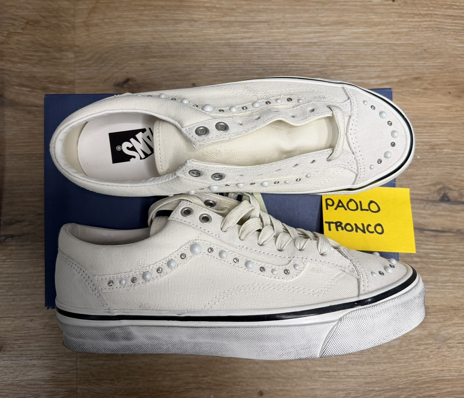 Vans Old Skool 36 Pearlized Marshmallow sz 8.5