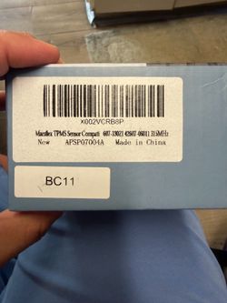 Marsflex programmed tpms sensor