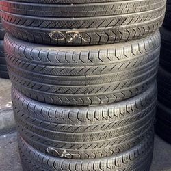 4 Llantas Usadas Continental Procontact 245/45/19 $250 Las 4