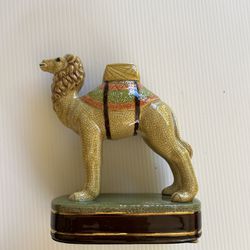 Vintage Porcelain Camel Sculpture Figurine Bookend