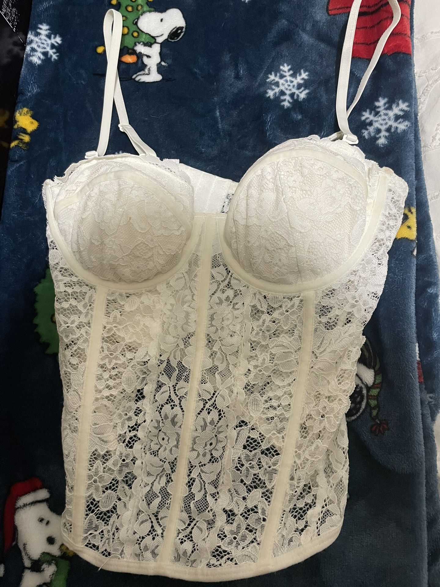 garage lace corset top