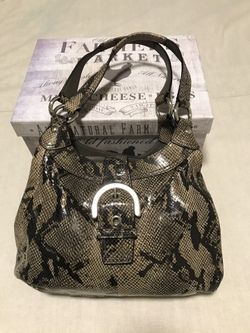 NWOT COACH Soho Python Hobo Bag!!