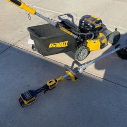 Dewalt Lawn Mower And Weedeater  