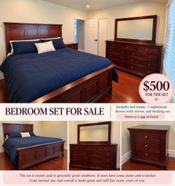 Bedroom Set for Sale – $500