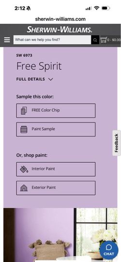 Sherwin Williams “Free Spirit” satin finish