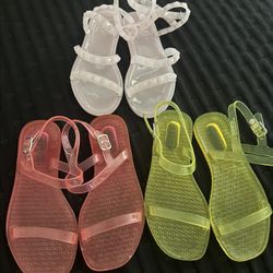 Girls Jelly Sandals 13