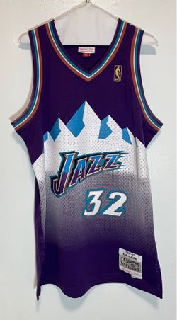 Mitchell & Ness NBA 1(contact info removed) Karl Malone 32 Utah Jazz sz M Jersey Road