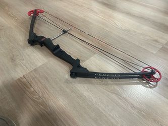Genesis Archery Compound Bow Black and Red