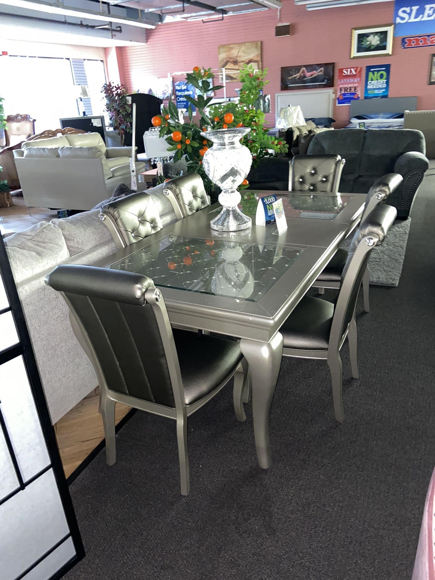 Table and 6 Chairs $1349