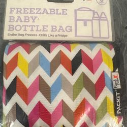 PACK IT Freezable Baby Bottle Bag / Baby Bottle Cooler