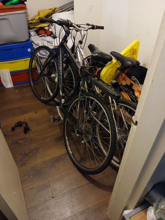 2 Bikes 50$ Trek And A Huffy