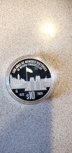 1 Oz. 10 Mexico Tenoxtitlan
