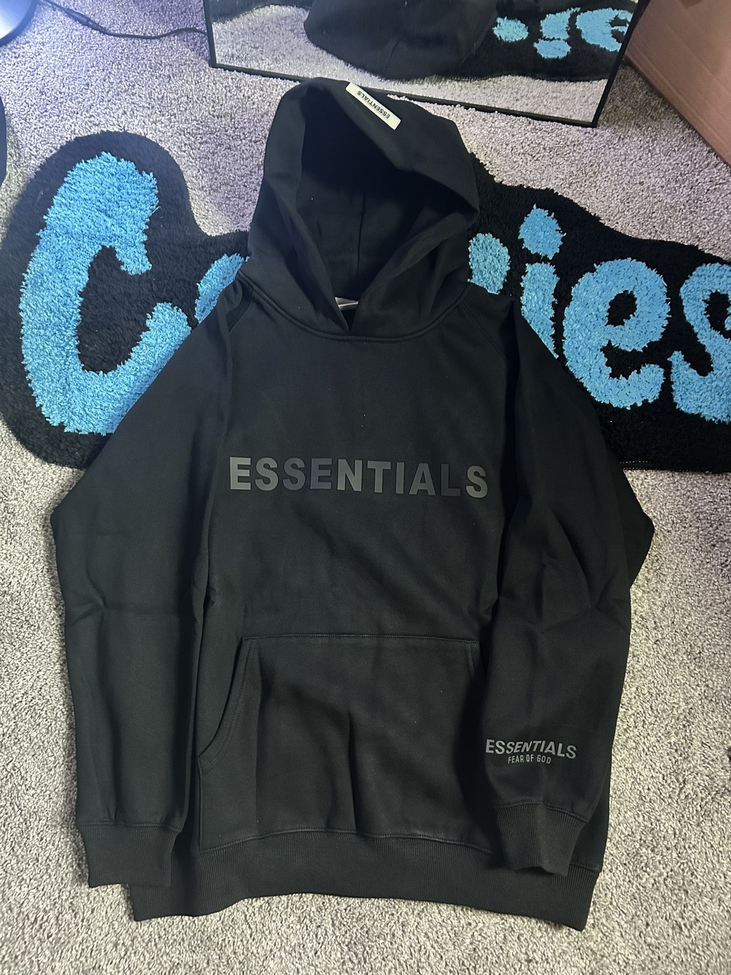 Black Essential Hoodie