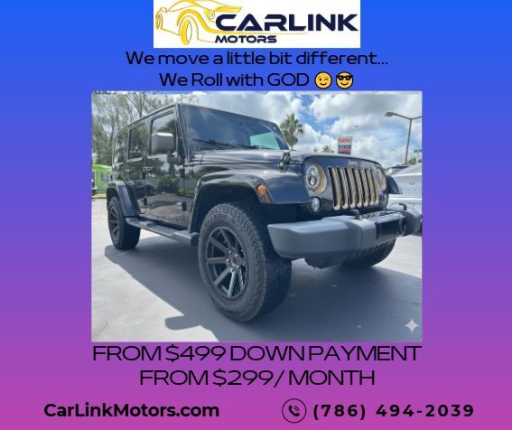 2014 JEEP WRANGLER FROM $499 DOWN PAYMENT