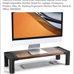 HUANUO Height Adjustable Smart Monitor Stand - New