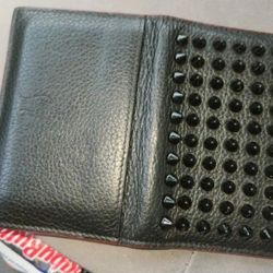Christian Louboutin Black Sifnos Card Holder/wallet