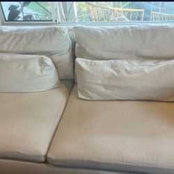 West Elm Harmony Couch  92” Down Blend 