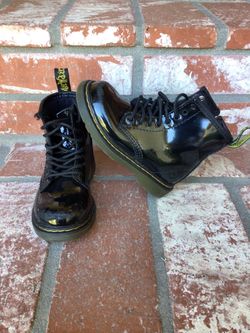 Toddler Dr. Martens Shiny Black Boots