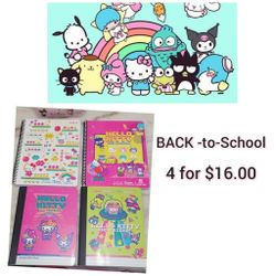 Today Only $3 Each HELLO KITTY NOTEBOOK