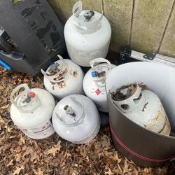 Gas Propane Bottles 10$ Each