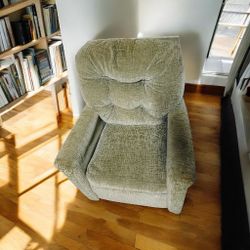 Toddler Beige Recliner Chair