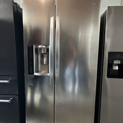 Side By Side LG Stainless Steel