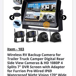 Wireless Backup Cameras For Rv Trailer Truck