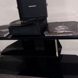 Glass Table Wood Standing