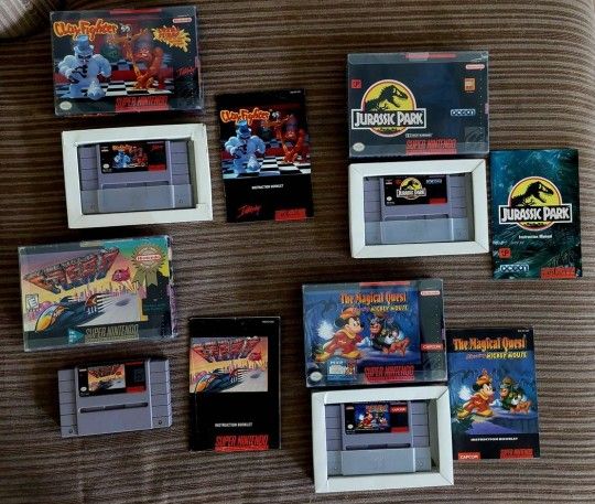 Super Nintendo Video Game Bundle