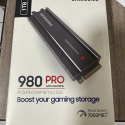 Samsung 980 Pro Nvme SSD 1tb