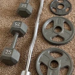 Weider Weights With Bar