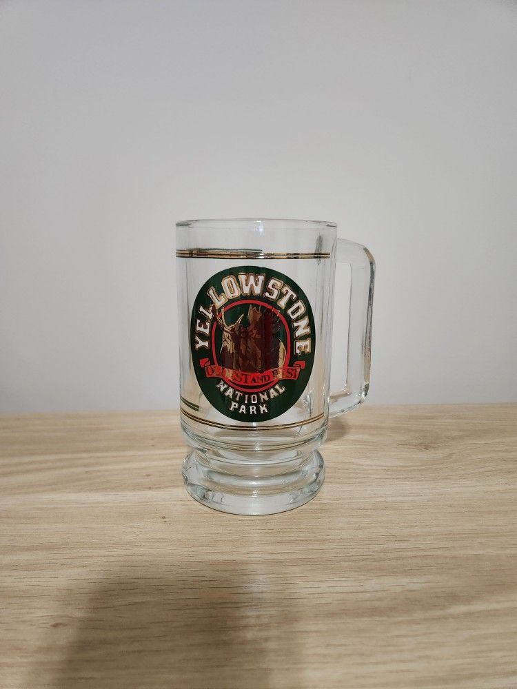 Yellowstone National Park Glass Mug