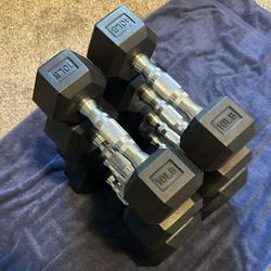 New 10lb - 25lb Dumbbell Set 