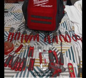 Milwaukee PACKOUT Backpack Loaded with Milwaukee Hand Tools – $650 OBO
