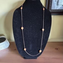Elegant Gold Tone Necklace 