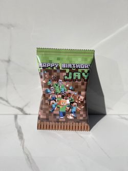 Minecraft Themed Chip Bags