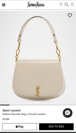 Saint Laurent Voltaire Smooth Leather Shoulder Bag