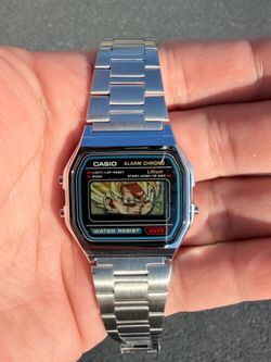 Casio Watch Mod pokemon, dragon ball z, full metal alchemist, one piece