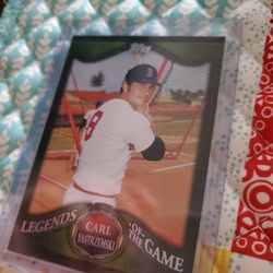 Carl Yastrzemski 2009 Topps Legends Of The Game Insert Baseball Card 