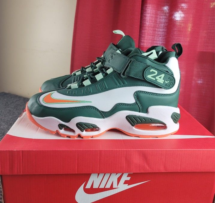 Nike Air Griffey Max 1 GS “Miami Hurricanes” Mens 11 Sneakers