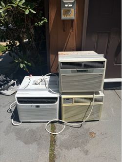 3 window AC’s all work been stored in shed for the last couple years