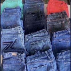Pantalones Para Mujer Talla 27 En Buenas Condiciones $10 Cada Unoo $100 Por Todos 